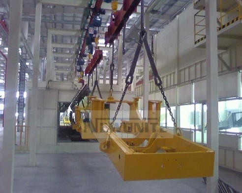 工程机械喷漆线