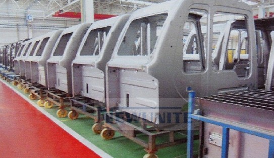 农机驾驶室电泳线