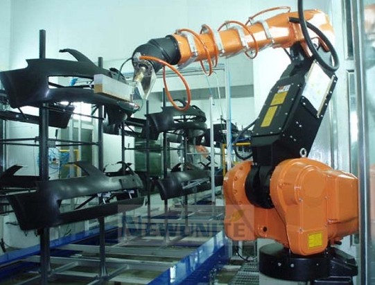 保险杠火焰处理