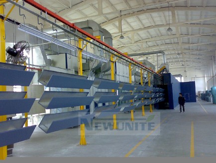 铝幕墙氟碳喷漆线